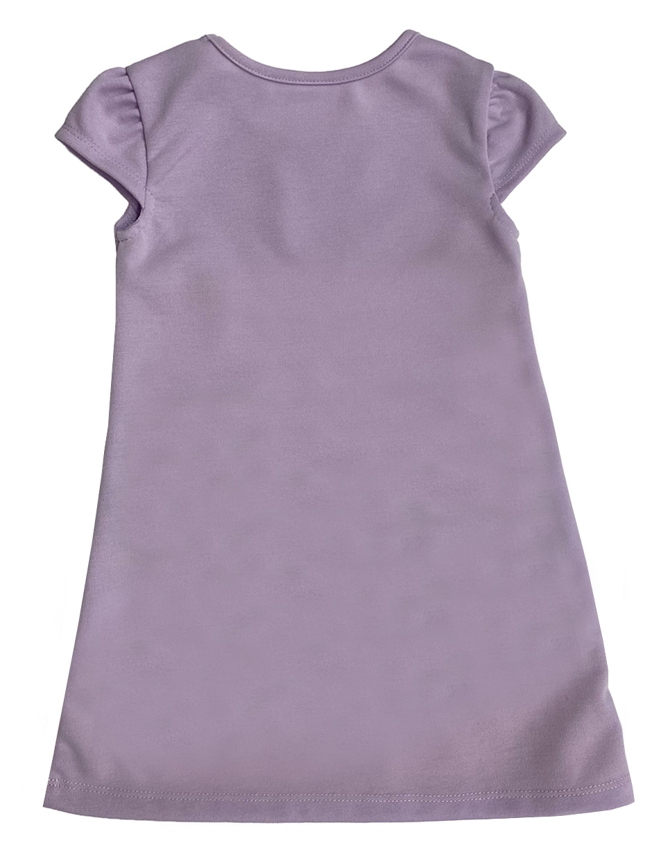 Vestido manga cap para niña 4