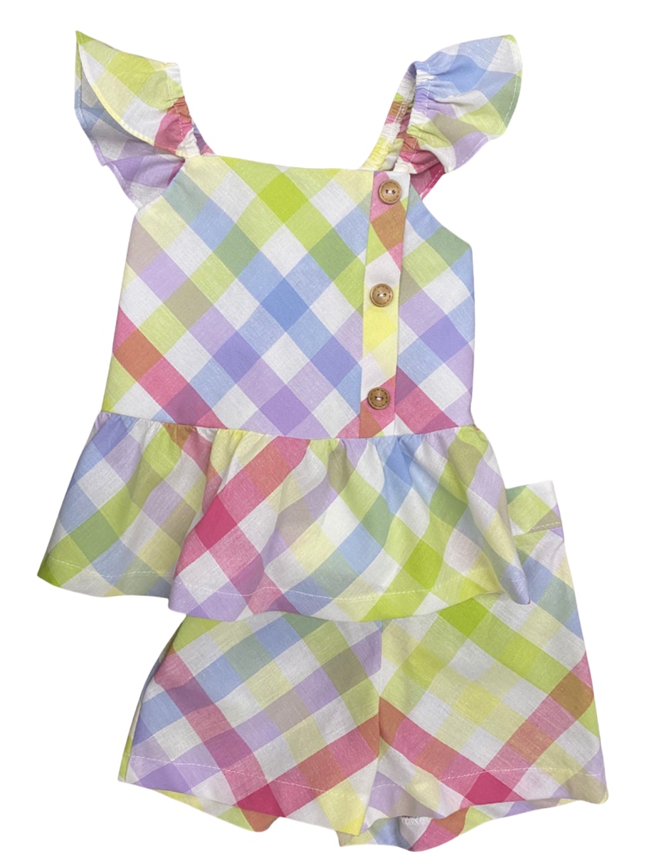 Conjunto de algodón para niña Conjunto de algodón para niña