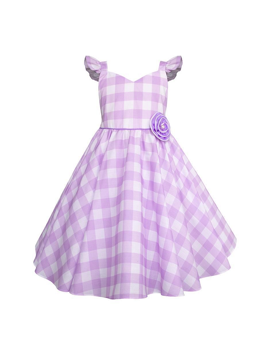 Vestido manga volante para niña 2