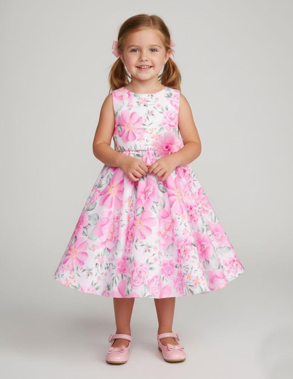 Vestido sin manga para niña Vestido sin manga para niña