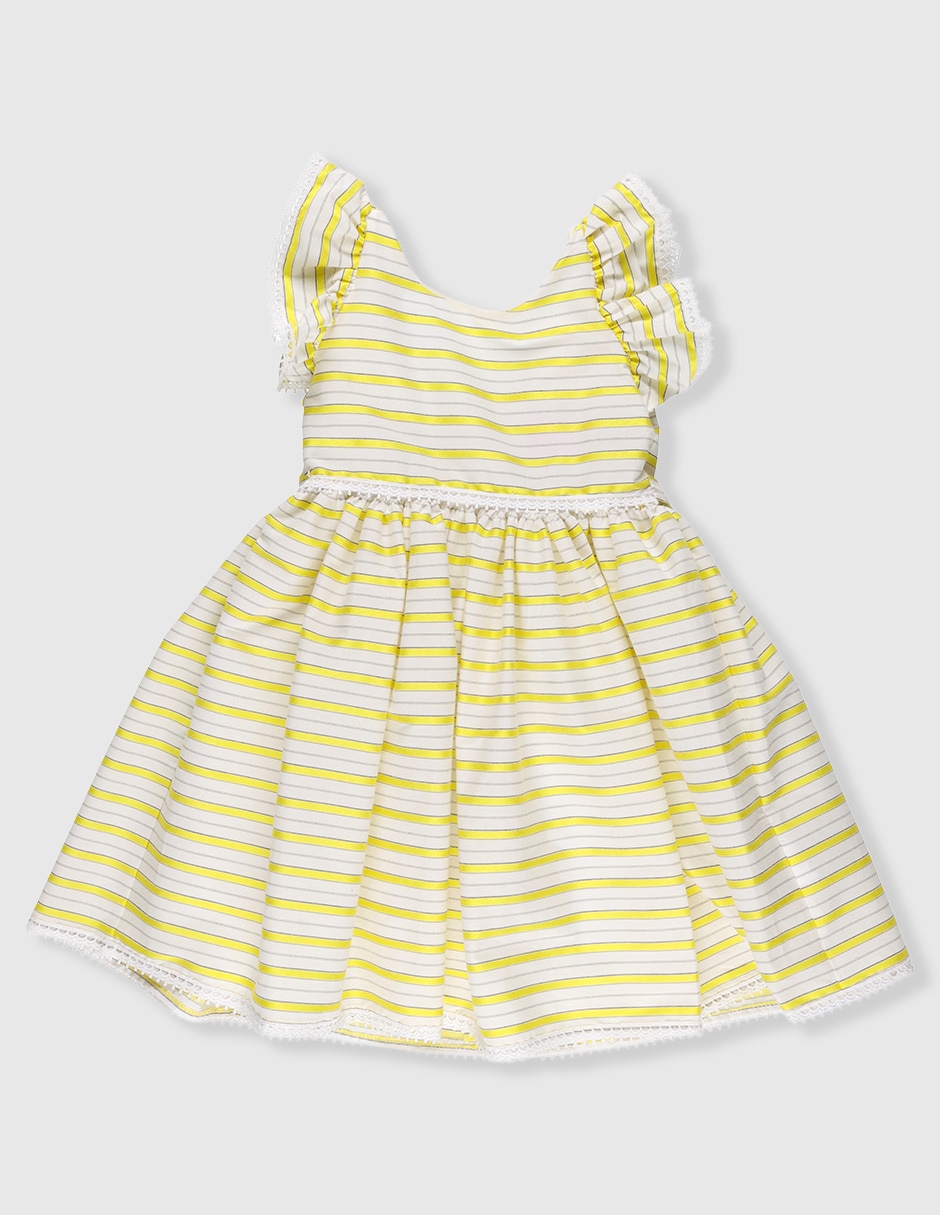 Vestido manga mariposa para niña Vestido manga mariposa para niña