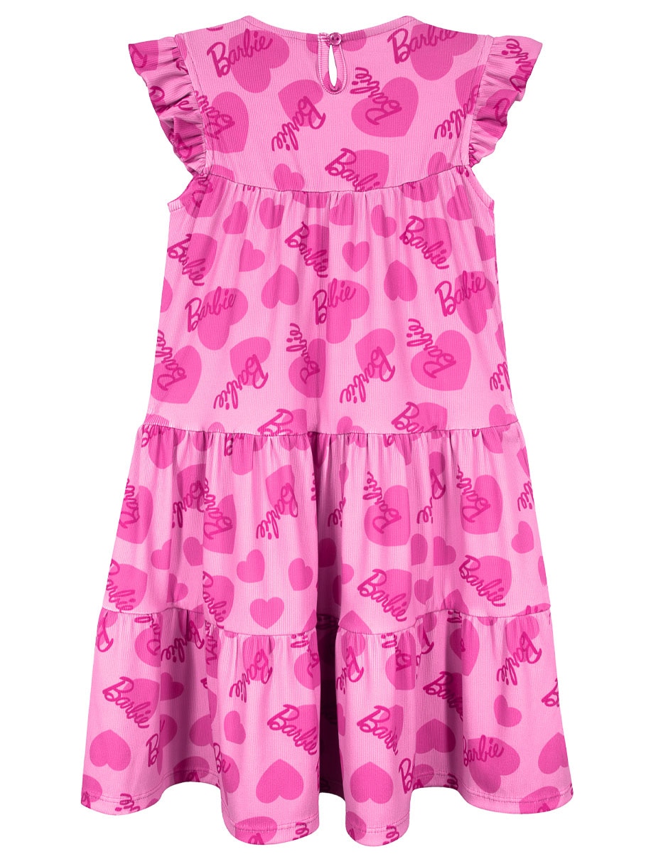 Vestido manga volantes para niña 2