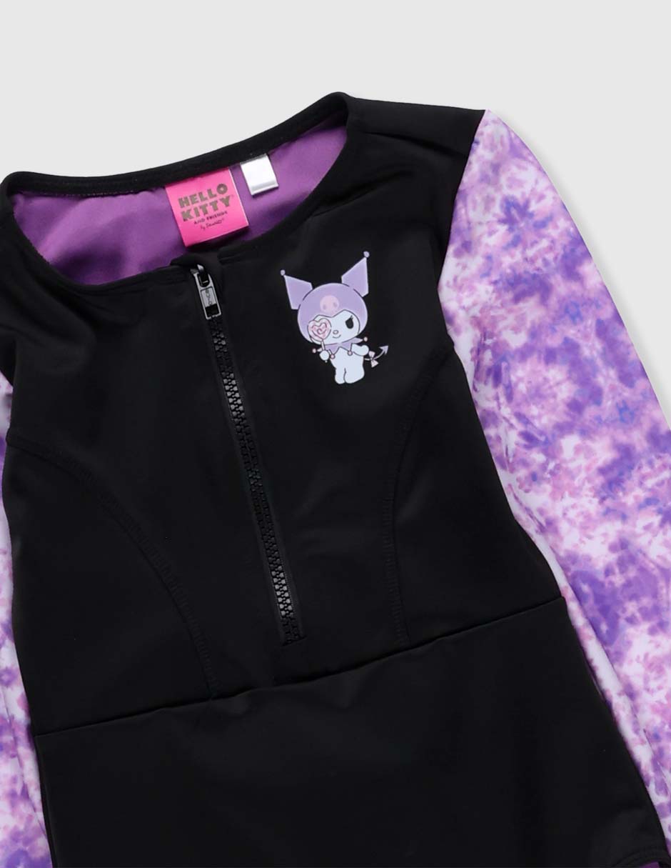 Traje de baño completo Kuromi para niña 4