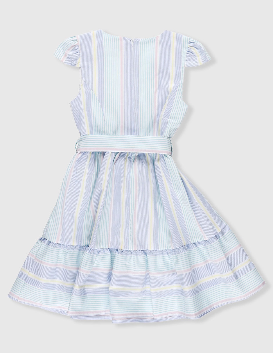 Vestido manga cap para niña 2