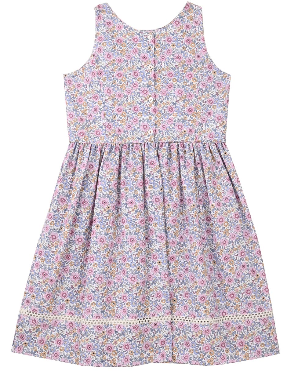 Vestido Bubbles sin manga para niña 4