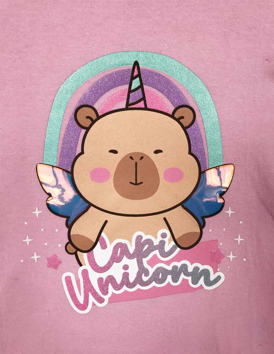 Playera manga corta para niña 2