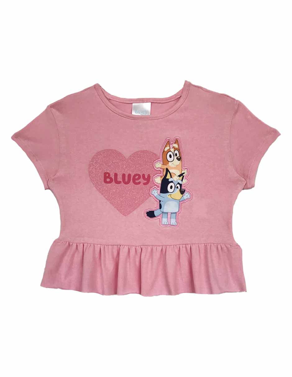 Playera manga corta para niña
