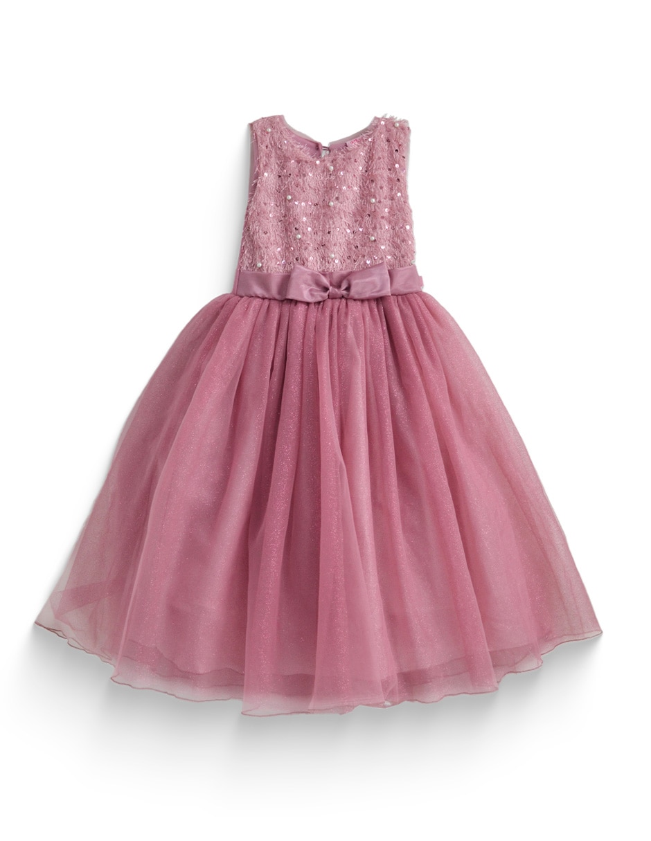 Vestido Catalina sin manga para niña