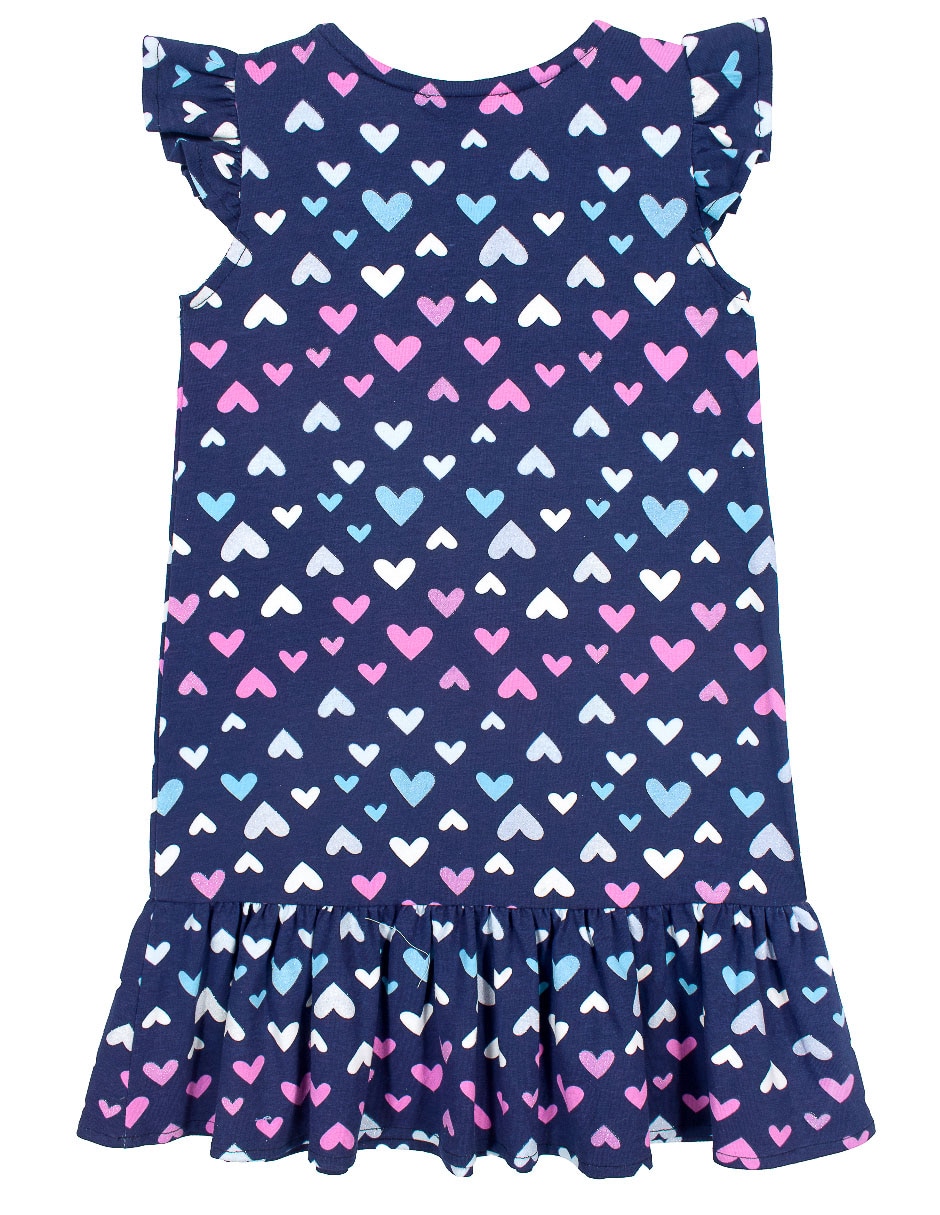 Vestido manga volantes para niña 2