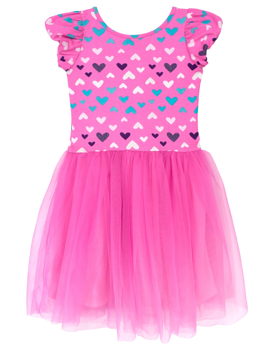 Vestido manga globo para niña 2