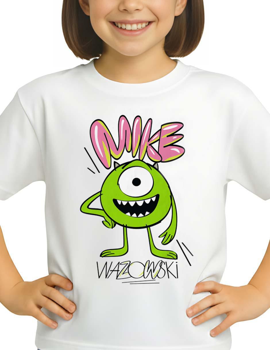 Playera Monsters Inc manga corta para niña 2