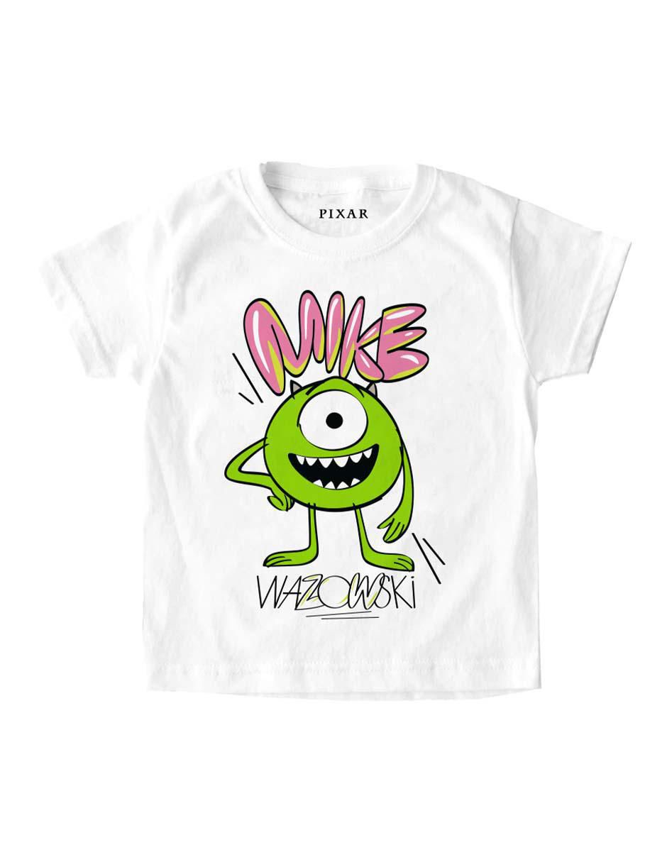 Playera Monsters Inc manga corta para niña 4