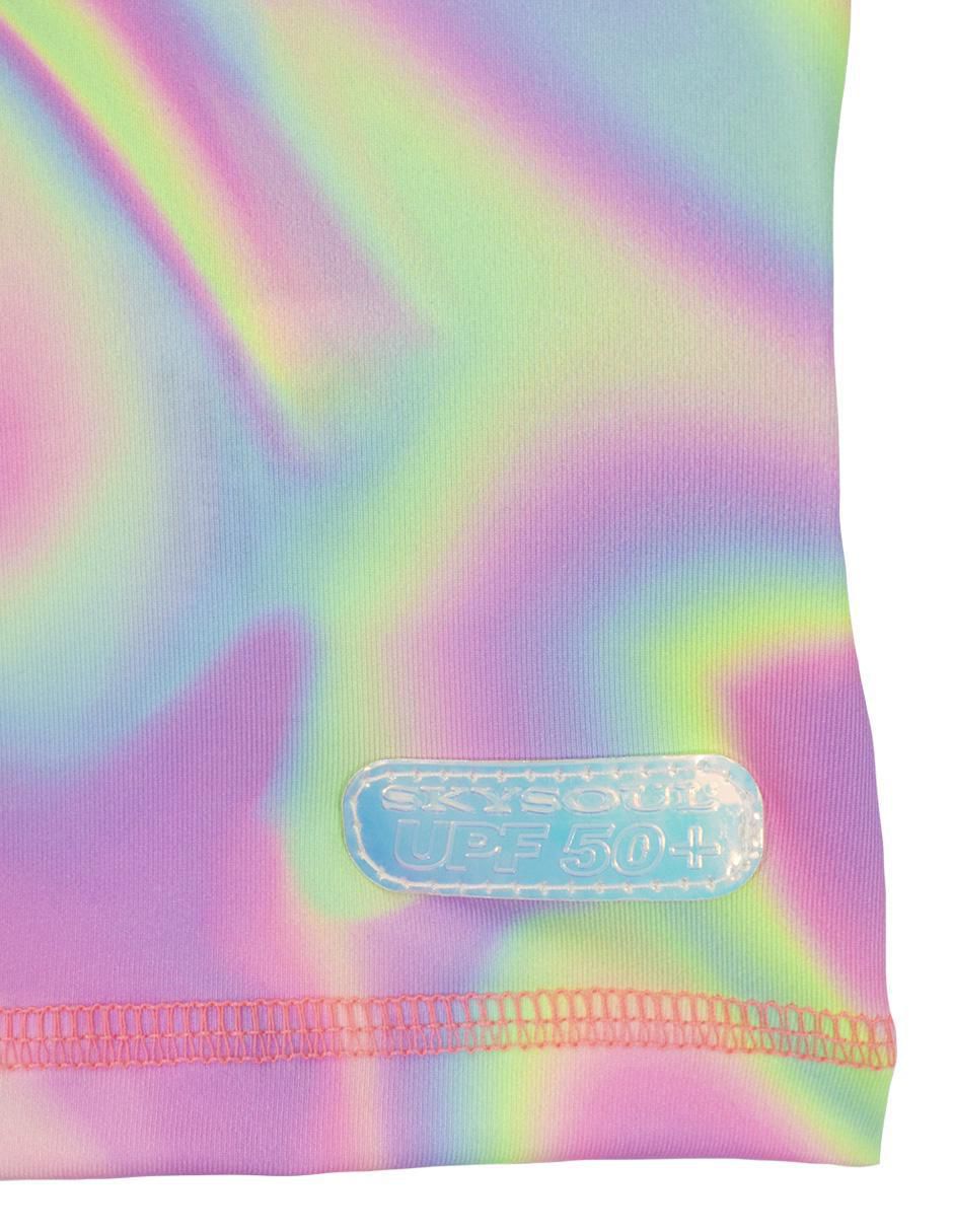 Conjunto wetshirt estampado gráfico para niña 3