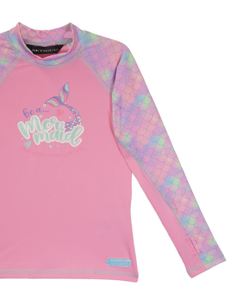 Wetshirt estampado gráfico para niña 3
