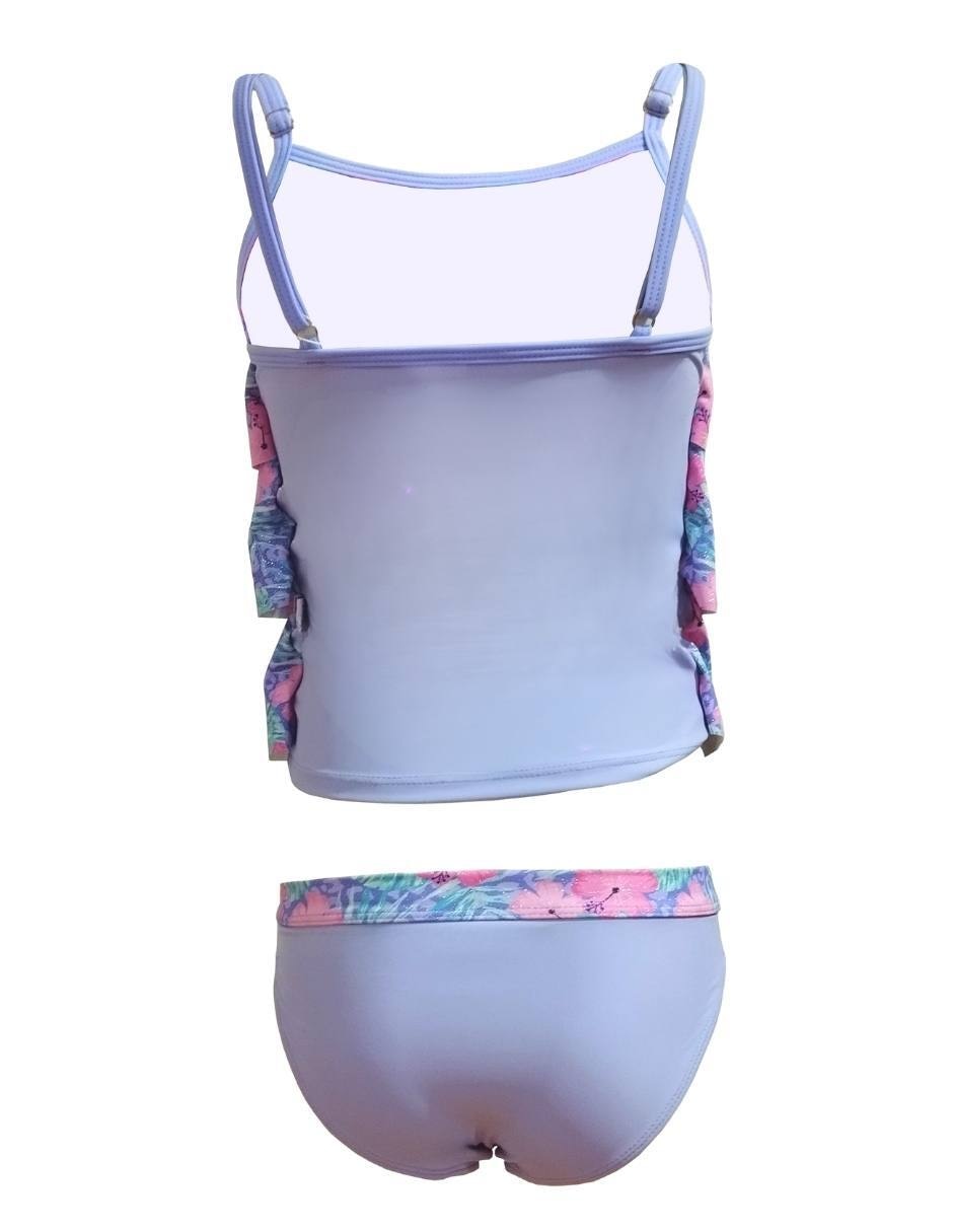 Traje de baño Bikini Tropical Flowers para niña 4