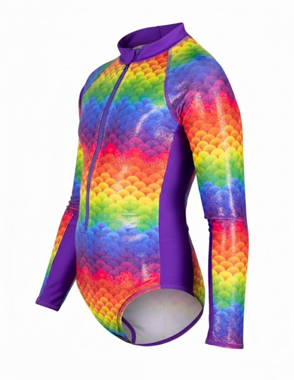 Traje de baño completo Funny Rainbow Sirena para niña 2