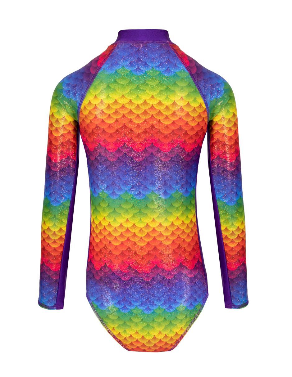 Traje de baño completo Funny Rainbow Sirena para niña 3