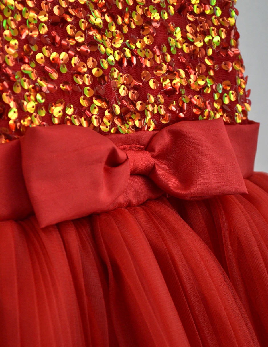 Vestido flory catalina 6 "manga" sin manga "para" no aplica niña