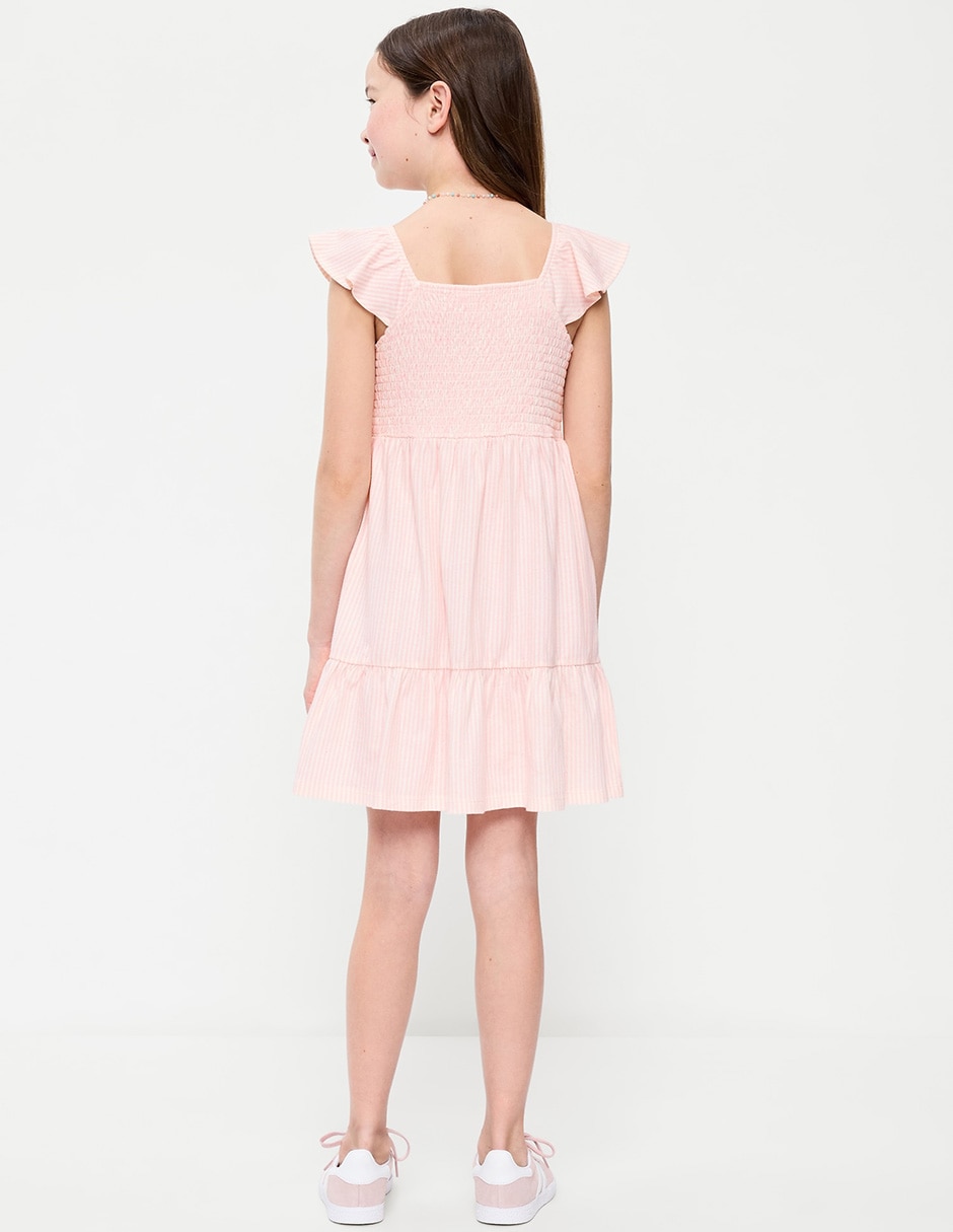 Vestido manga volantes para niña 2