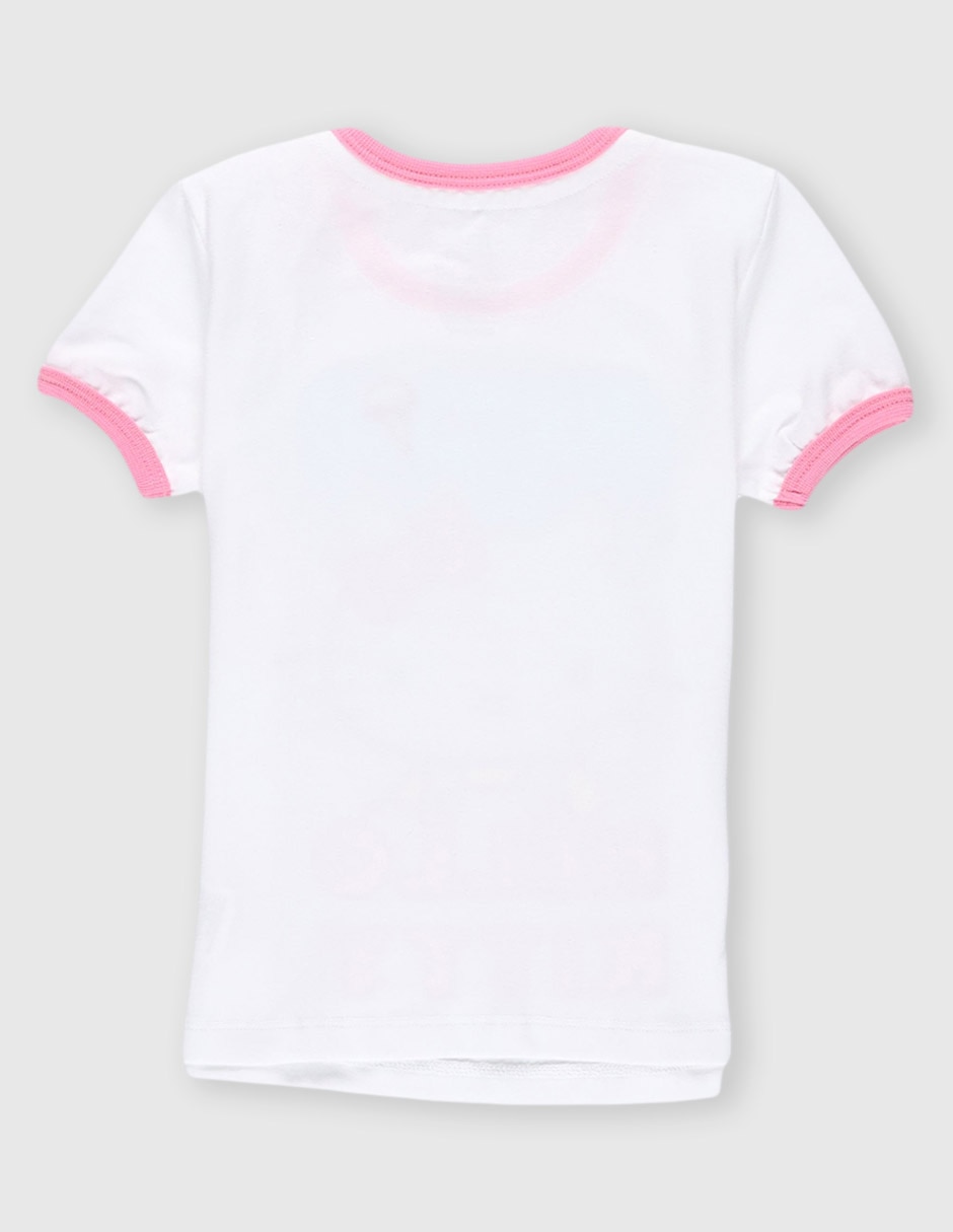Playera Hello Kitty manga corta para niña 2