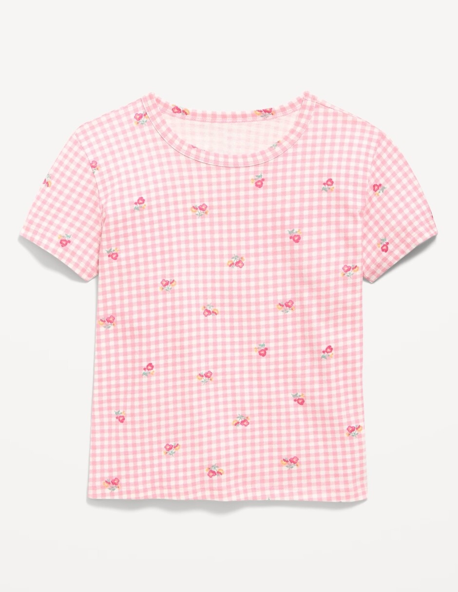 Playera manga corta para niña