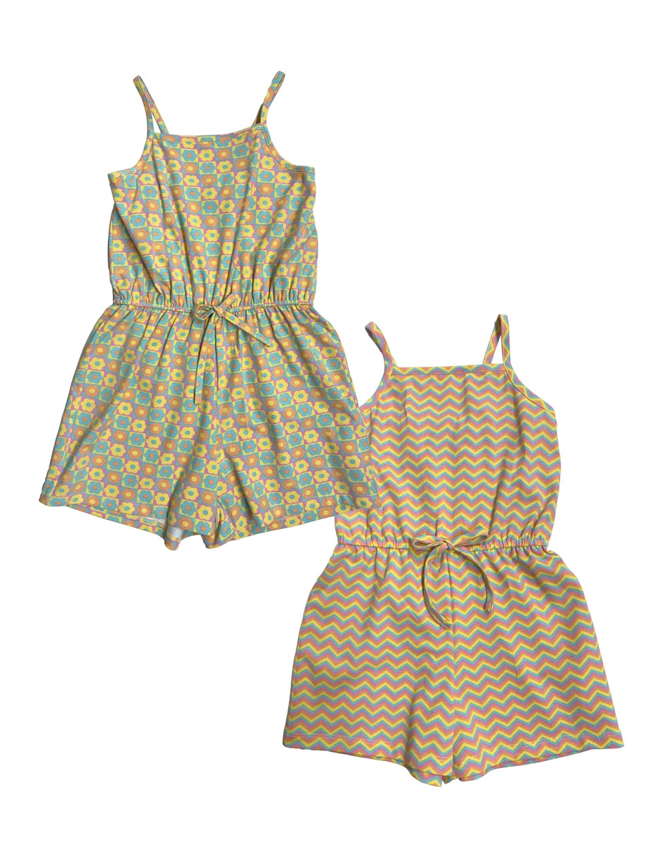 Set jumper de algodón para niña
