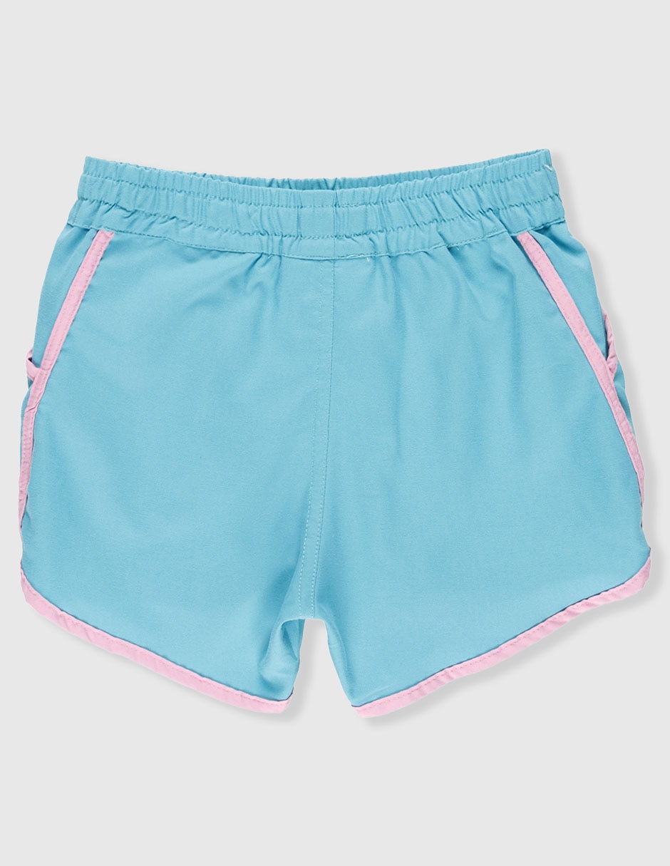 Salida de playa short con bolsillos para niña 2