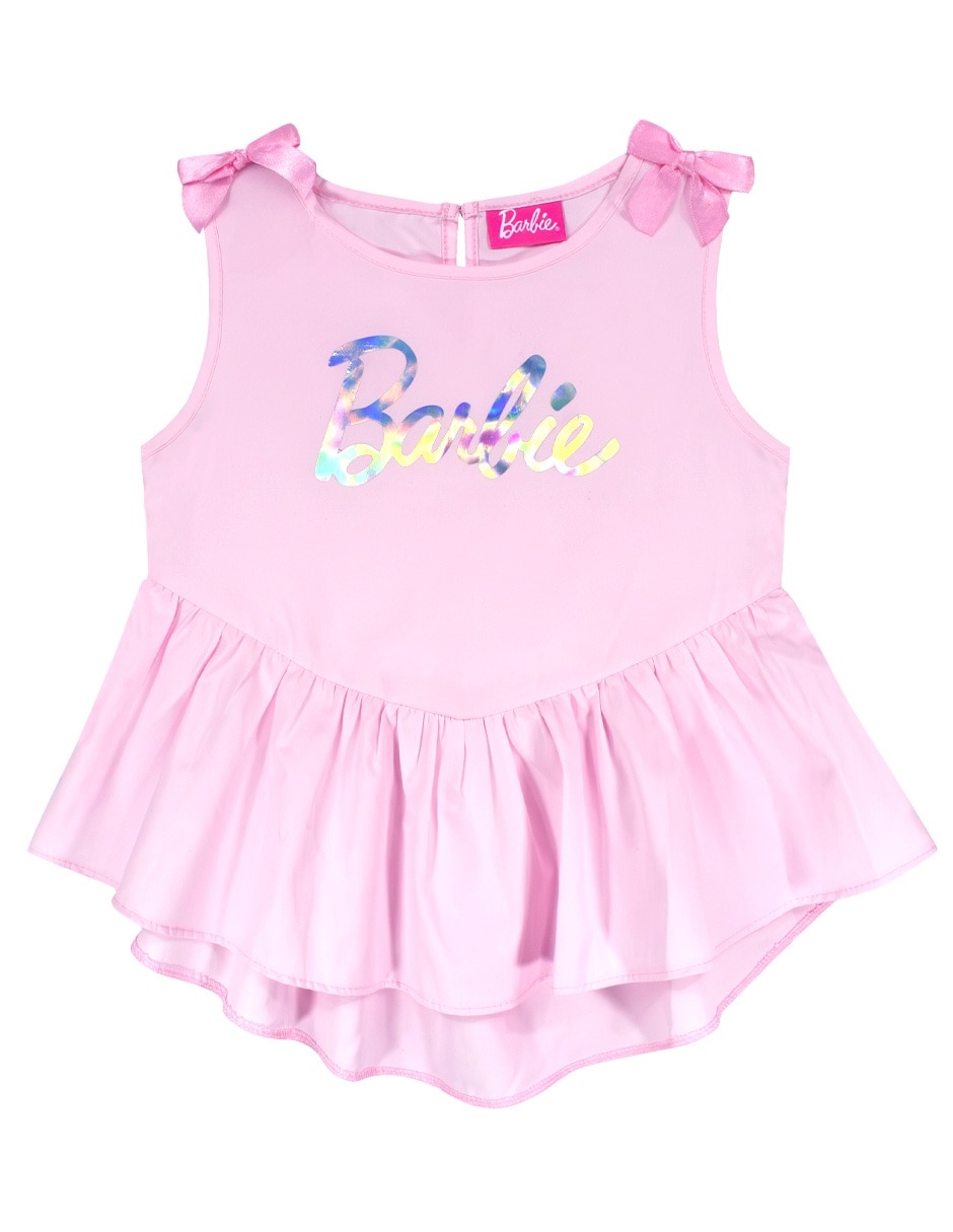 Playera sin mangas para niña