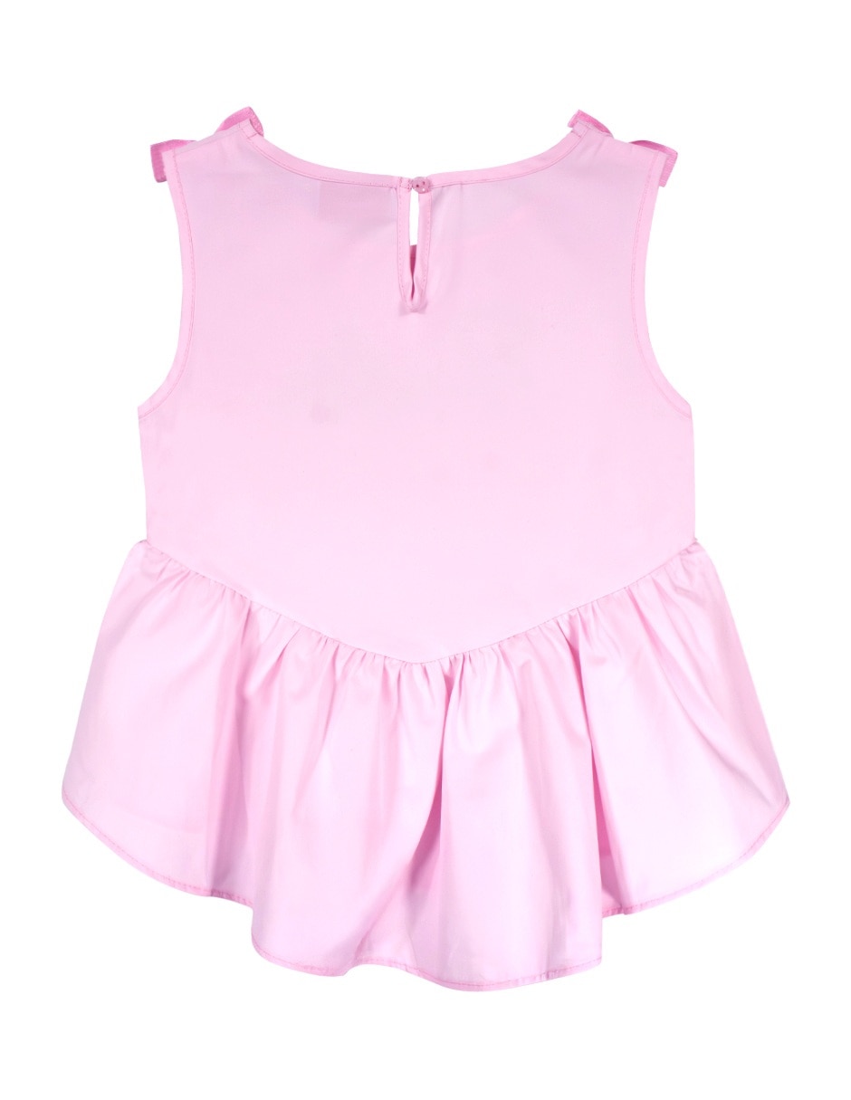 Playera sin mangas para niña 2