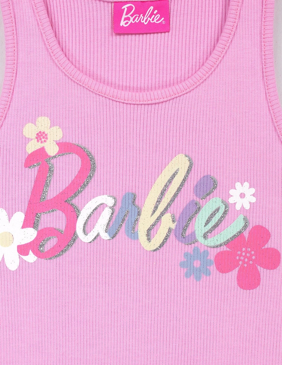 Set playera sin maga para niña 3