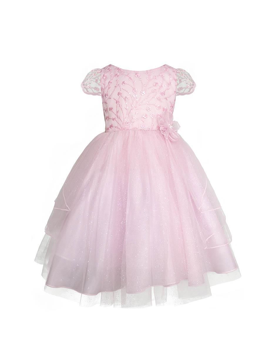 Vestido manga cap para niña 2