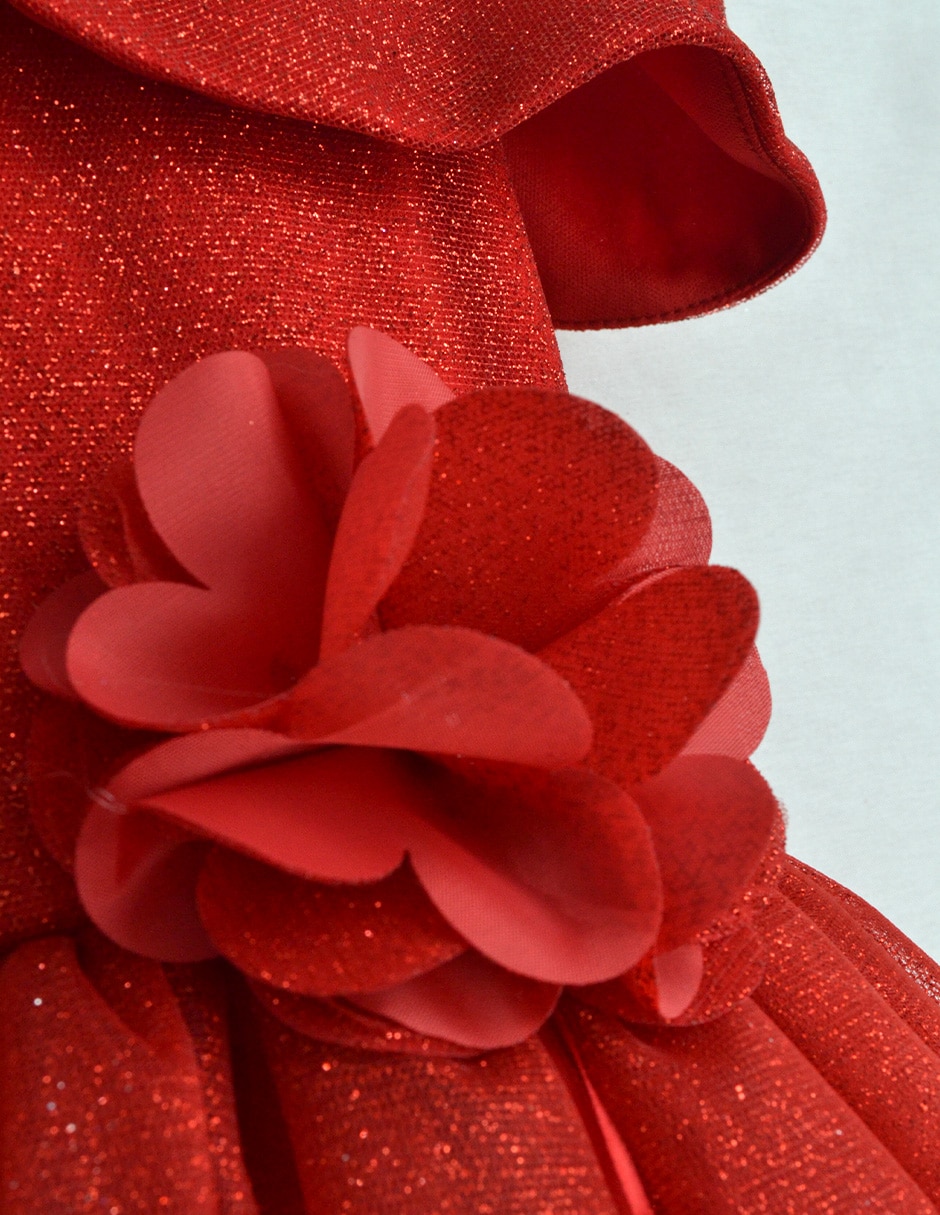 Vestido hombros descubiertos para niña 3