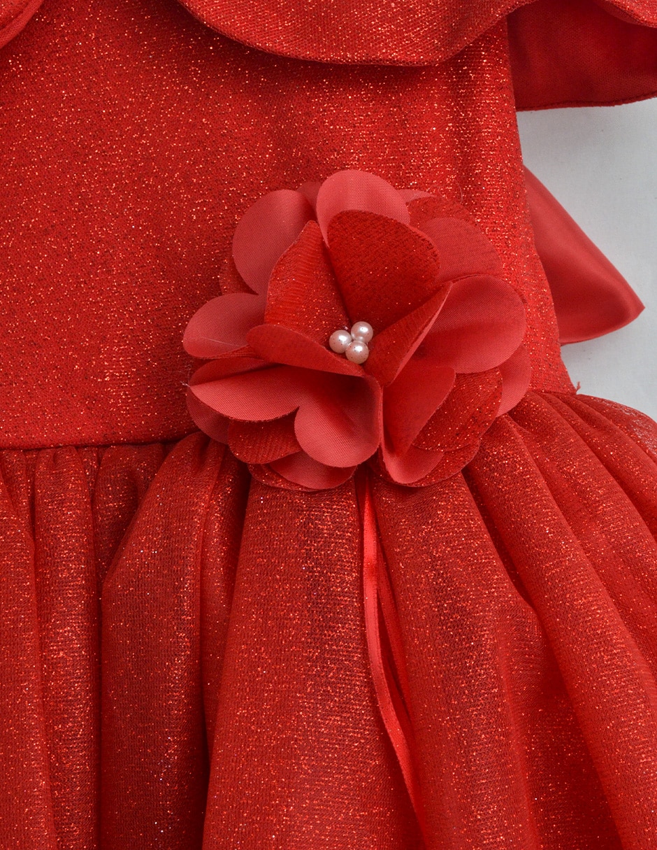 Vestido hombros descubiertos para niña 4