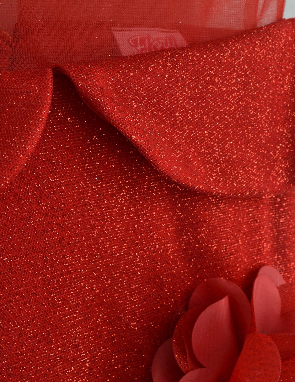 Vestido hombros descubiertos para niña 5