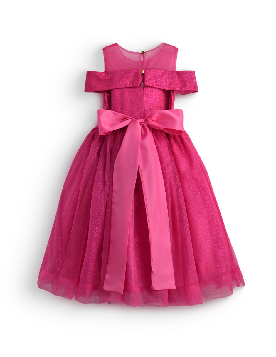 Vestido hombros descubiertos para niña 2