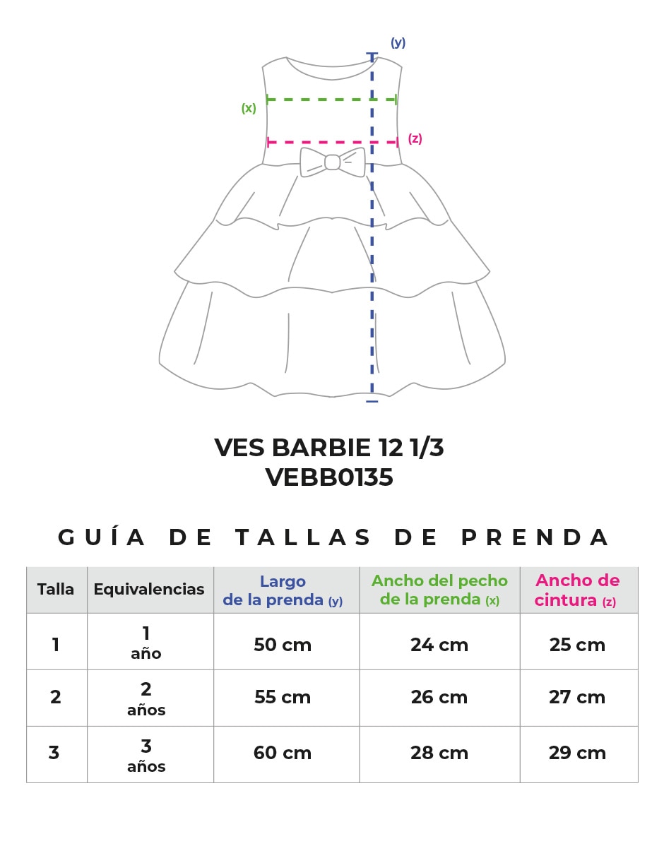 Vestido sin manga para bebé 7