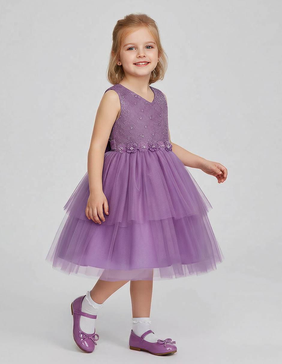 Vestido sin manga para niña Vestido sin manga para niña